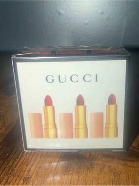 Gucci Lipstick Trio - Matte 0.35 each-NEW Sealed in Box